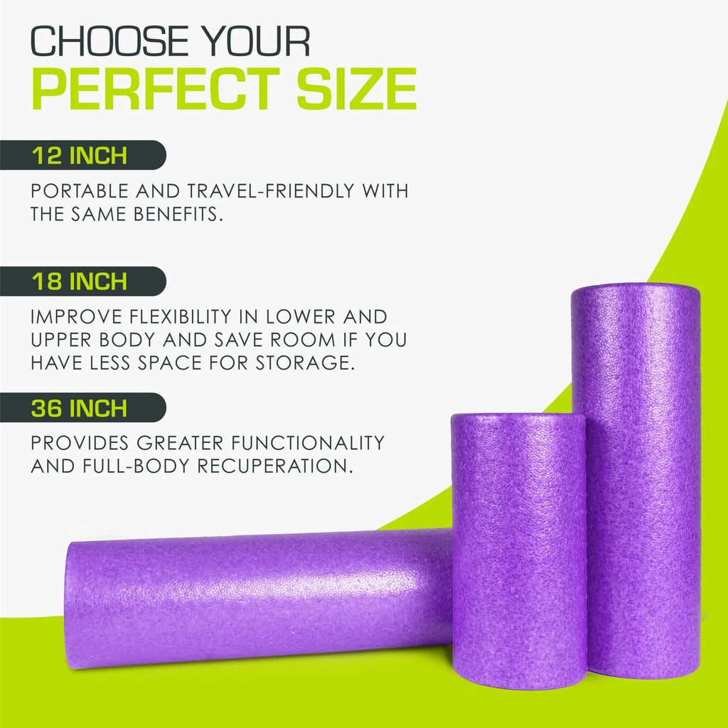 High Density Foam Roller 36, 18, 12 - Inches