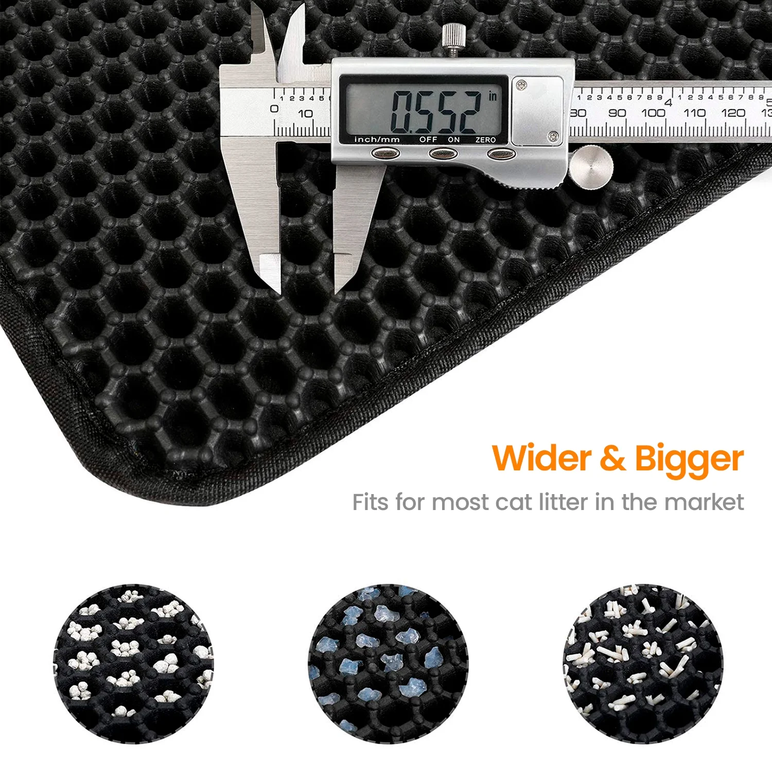Cat Litter Mat Honeycomb Double Layer, Urine Waterproof