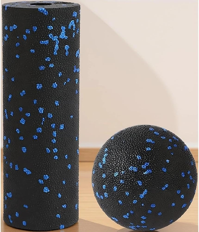 Mini Foam Roller and Massage Ball Set