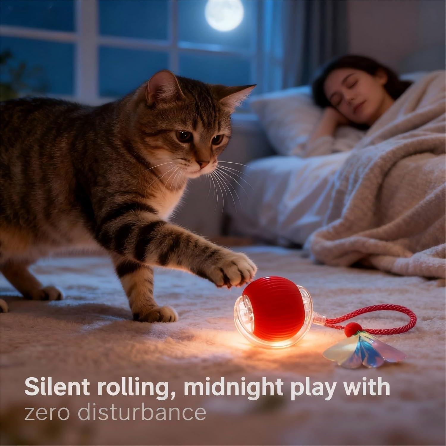 Interactive Automatic Cat Toy Ball